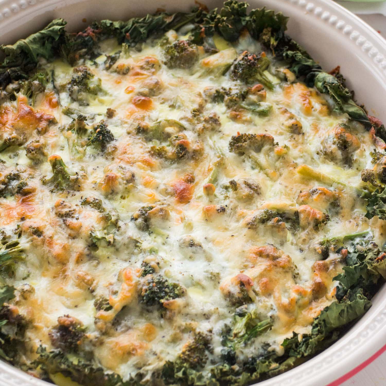 Ditch Pie Crust: Savory Kale & Broccoli Quiche for Any Meal
